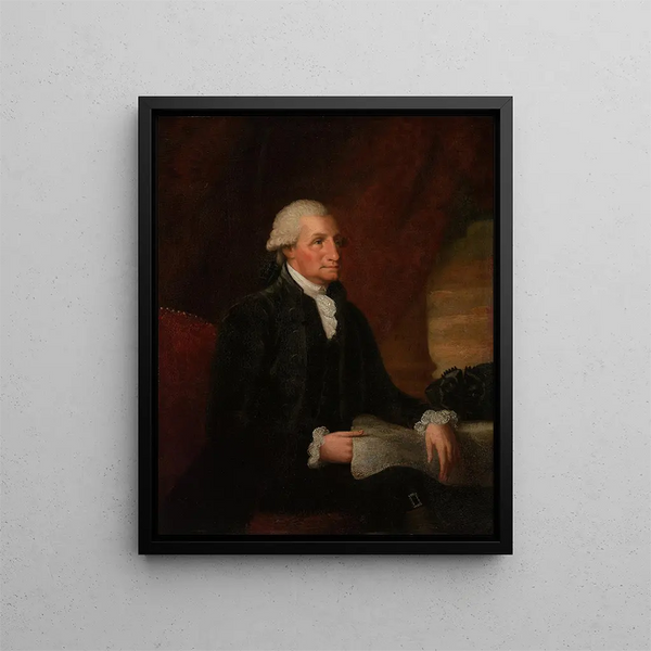 George Washington - Edward Savage — cuadro enmarcado en la pared