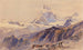 El Cervino desde la Triftkumme - Edward Theodore Compton — vista de la obra