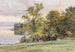 Paisaje con lago de Starnberg - Edward Theodore Compton — vista de la obra