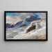 Lyskamm, Mont Rose - Edward Theodore Compton — framed artwork on a wall