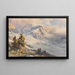 Piz Roseg Tschiervagletscher - Edward Theodore Compton — cuadro enmarcado en la pared