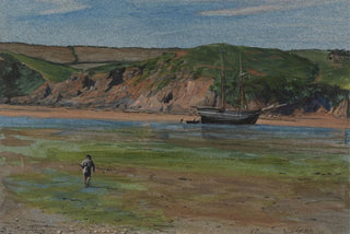 Edward Thompson Davis - A Devon River at Low Tide June 16 1859.webp