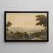 Montreal desde la montaña y vista del río San Lorenzo - Edward Walsh — cuadro enmarcado en la pared