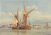 batería a prueba de bombas cerca de Gillingham en Medway - Edward William Cooke — vista de la obra