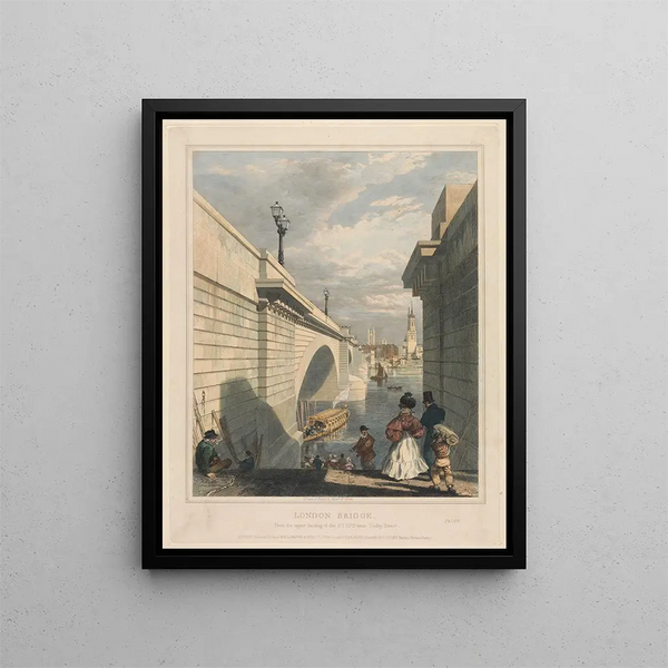 Edward William Cooke - London Bridge from the Upper Landing of the Steps near Tooley Street.webp