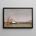 Toulon - Edward William Cooke — cuadro enmarcado en la pared