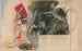 Study of composition for The Seven Deadly Sins in the series of frescoes The Quest for the Holy Grail at the Boston Public Library - Edwin Austin Abbey — artwork view
