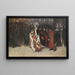 Study of Composition for Richard Duke of Gloucester and Lady Anne - Edwin Austin Abbey — framed artwork on a wall