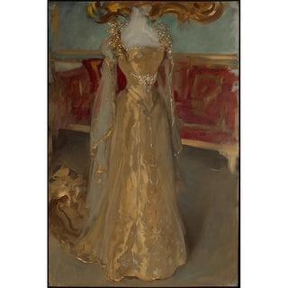 Edwin Austin Abbey - Drapery Study of Queen Alexandras Dress for The Coronation of King Edward VII.webp
