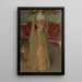 Study of the Queen Alexandra's Robe Drapery for King Edward VII's Coronation - Edwin Austin Abbey — framed artwork on a wall