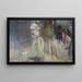 Study of a figure possibly for Margaret and Faust - Edwin Austin Abbey — framed artwork on a wall