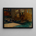 Study of Westminster Abbey Interior for King Edward VII's Coronation - Edwin Austin Abbey — framed artwork on a wall