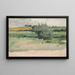 Landscape Painting of Fields - Edwin Austin Abbey — framed artwork on a wall