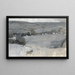 Landscape painting with cow in the foreground - Edwin Austin Abbey — framed artwork on a wall