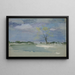 Landscape Painting with Tree - Edwin Austin Abbey — framed artwork on a wall