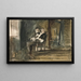 Study for The Scarlet Letter - Edwin Austin Abbey — framed artwork on a wall
