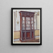Coffrets en acajou sculpté - Edwin Foley — framed artwork on a wall