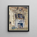 Chimenea en la sala doble cubo de Wilton House - Edwin Foley — cuadro enmarcado en la pared