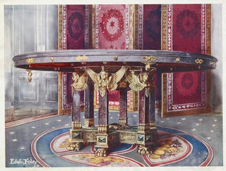 Edwin Foley - Circular table of various marbles with chased gilt mounts.webp
