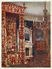 lit Queen Anne commode sur pied chandelier en bois - Edwin Foley — vista de la obra