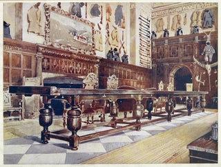 Mesa de shuffleboard en la sala de Littlecote - Edwin Foley — vista de la obra