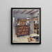 L'armoire Putnam en roble inglés y cedro. Mueble tallado en roble estadounidense. - Edwin Foley — cuadro enmarcado en la pared