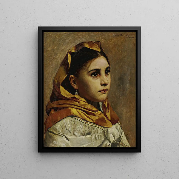 Edwin Harris - Portrait Of A Young Girl.webp