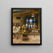 Una tienda de perfumistas en Bombay - Edwin Lord Weeks — cuadro enmarcado en la pared