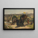 A Pilgrimage to the Jordan - Edwin Lord Weeks — framed artwork on a wall