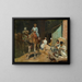Un marché à Ispahan - Edwin Lord Weeks — cuadro enmarcado en la pared