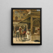 Hindu Merchants Painting - Edwin Lord Weeks — framed artwork on a wall