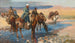 Horses at the ford, Persia - Edwin Lord Weeks — artwork view