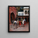 Palacio del príncipe indio de Agra - Edwin Lord Weeks — cuadro enmarcado en la pared