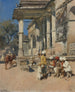 Portique de una mezquita en Ahmedabad - Edwin Lord Weeks — vista de la obra