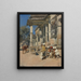 Portique de una mezquita en Ahmedabad - Edwin Lord Weeks — cuadro enmarcado en la pared