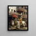 Street scene in India - Edwin Lord Weeks — framed artwork on a wall