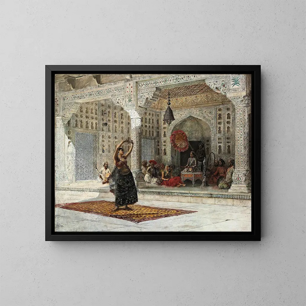 El Nautch - Edwin Lord Weeks — cuadro enmarcado en la pared