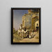 The Old Blue-Tiled Mosque outside Delhi, India - Edwin Lord Weeks — framed artwork on a wall