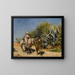 La Procession - Edwin Lord Weeks — framed artwork on a wall