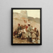 Voyager en Persia - Edwin Lord Weeks — cuadro enmarcado en la pared