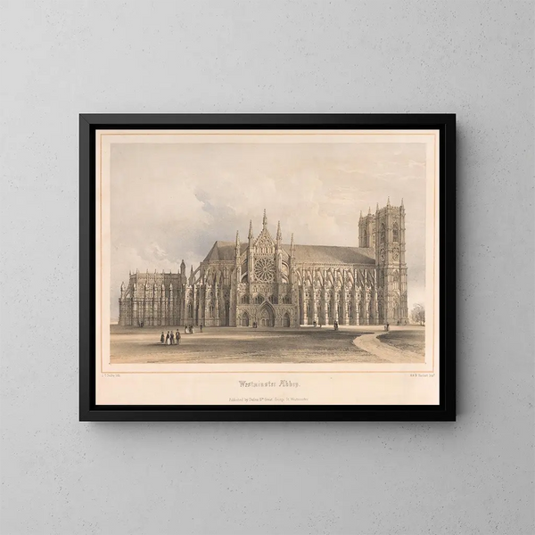 Abbaye de Westminster - Edwin Thomas Dolby — cuadro enmarcado en la pared