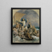 The Christ calms a storm - Eero Järnefelt — framed artwork on a wall