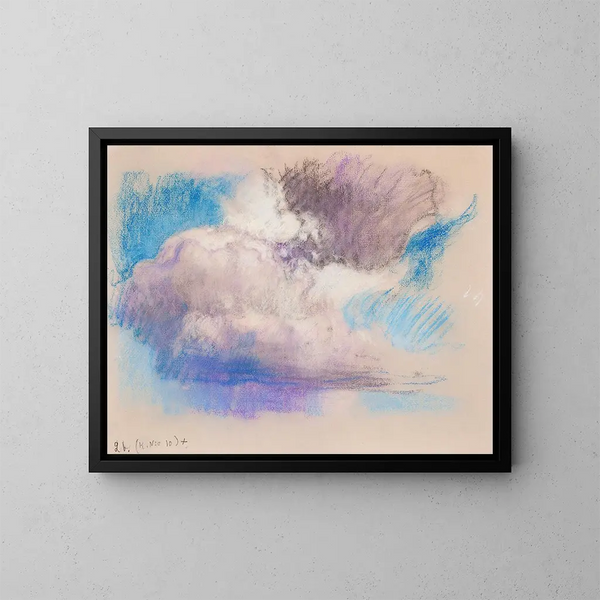 Nubes - Eero Järnefelt — cuadro enmarcado en la pared