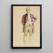 Homme debout en tenue rococo FE Sillanp - Eero Järnefelt — framed artwork on a wall