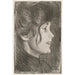 Retrato de una joven mujer - Eero Järnefelt — vista de la obra