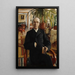 retrato del barón Johan Philip Palmn, vicecanciller de la universidad - Eero Järnefelt — cuadro enmarcado en la pared