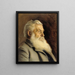 Retrato de M. Ahnger - Eero Järnefelt — cuadro enmarcado en la pared