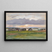 Buildings on the Shore, Muonio - Eero Järnefelt — framed artwork on a wall