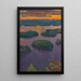 Atardecer en un lago - Eero Järnefelt — cuadro enmarcado en la pared