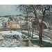 Reproduction of the painting Snow Effect Painting at L'Hermitage, Pontoise - Camille Pissarro